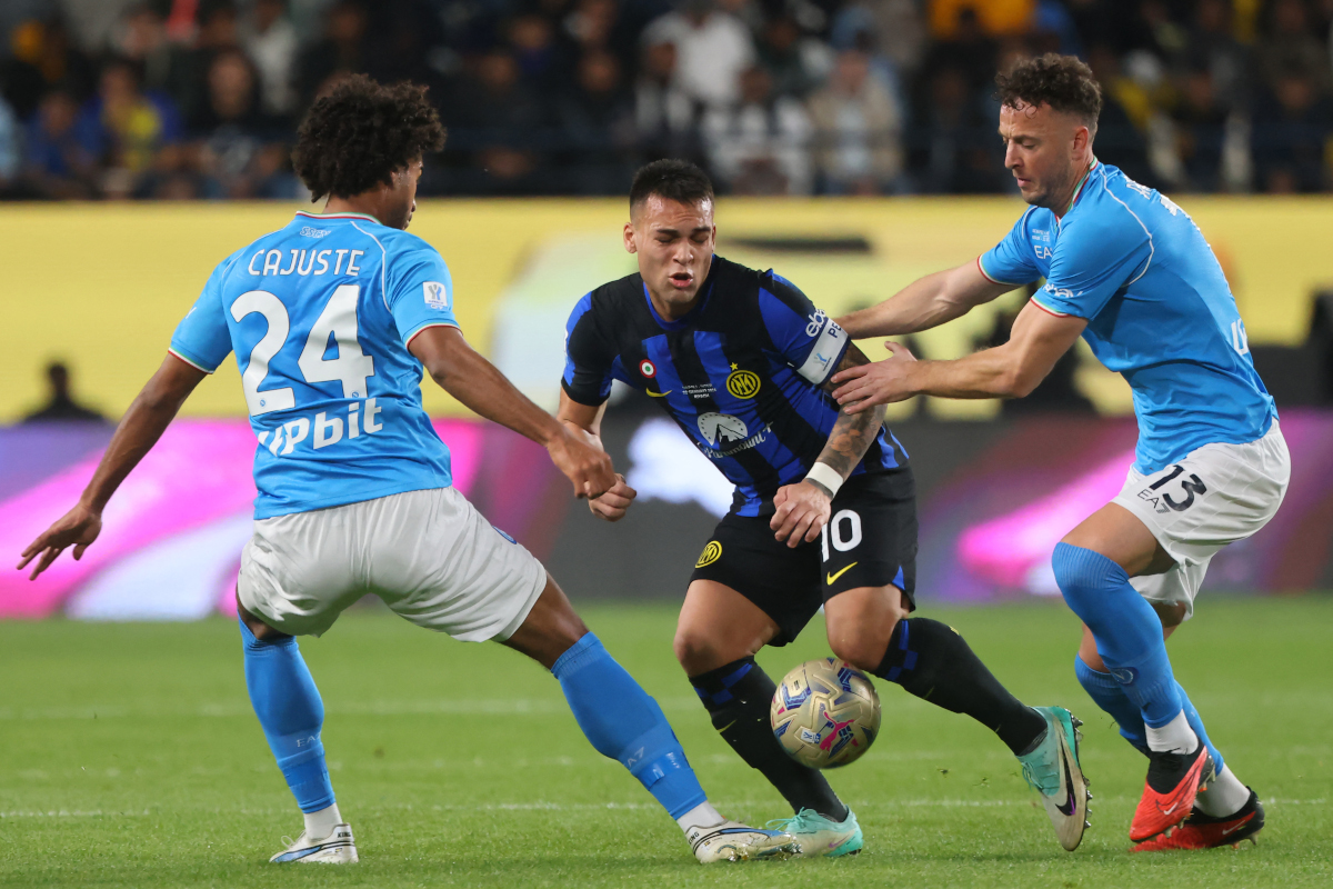 Lautaro Martinez Inter Napoli Supercoppa (1)