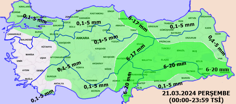 Meteoroloji Yagis Tahmin Haritasi Resim