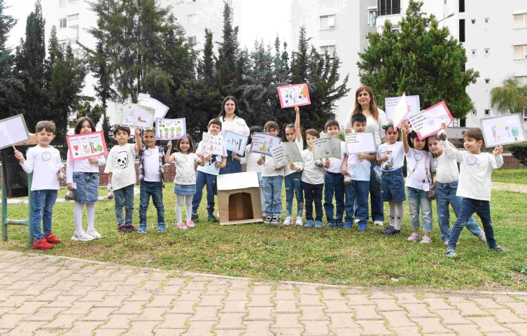 Konyaaltı’nda Minikler Sokak Hayvanlarını Unutmadı (6)