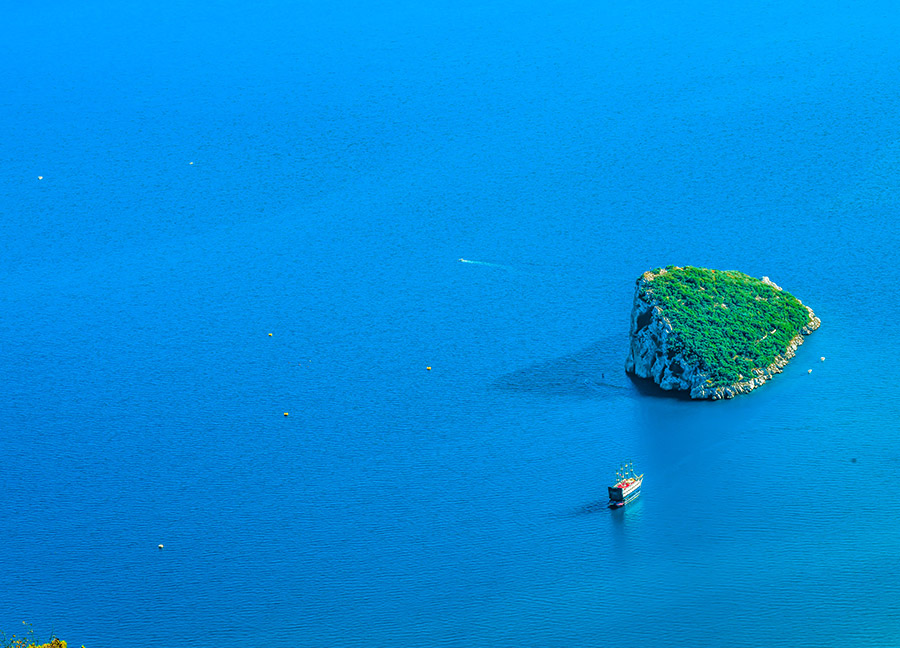 Antalya Dalis Noktalari Sican Adasi