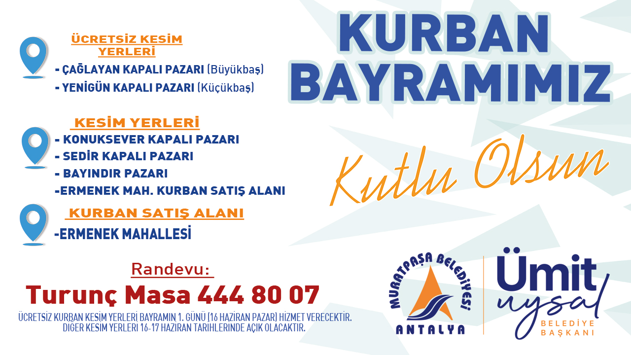 Kurban Kesim Yerleri 1280X720