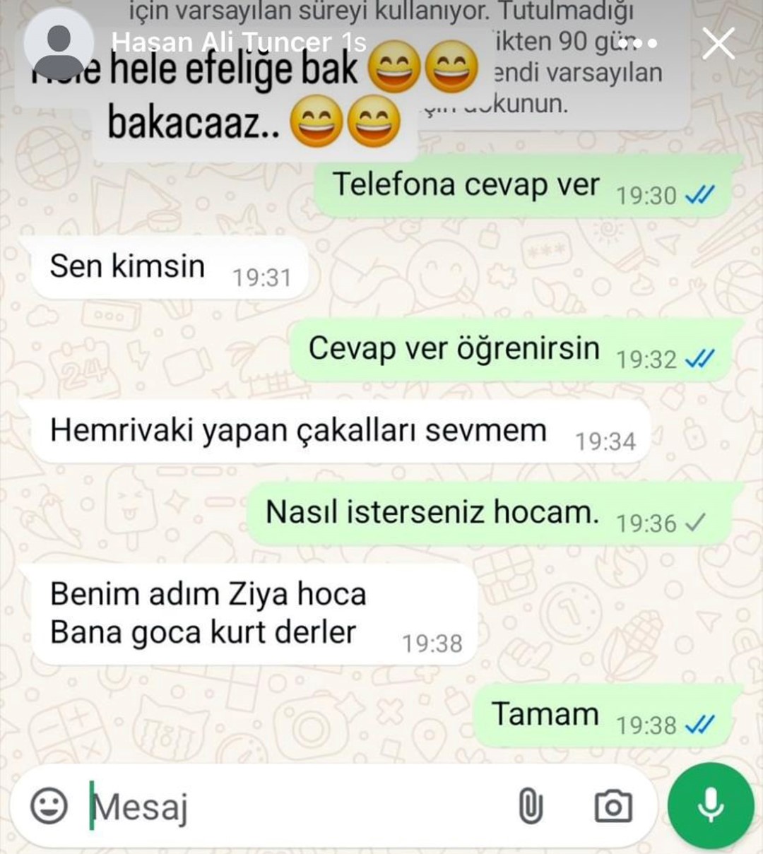 Whatsap Mesajları Ortaya Çıktı (3)