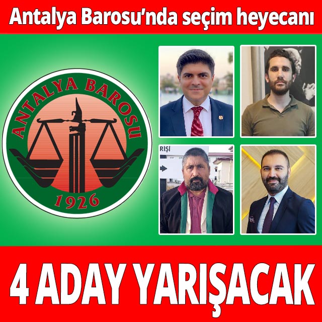 Antalya Baro Seçimleri Adaylar