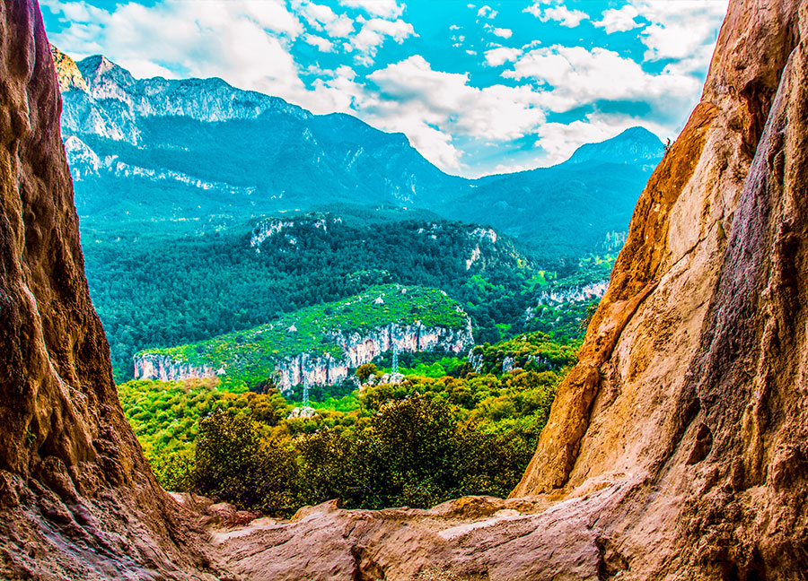 Antalya Geyik Bayiri Kamp Alani Manzara