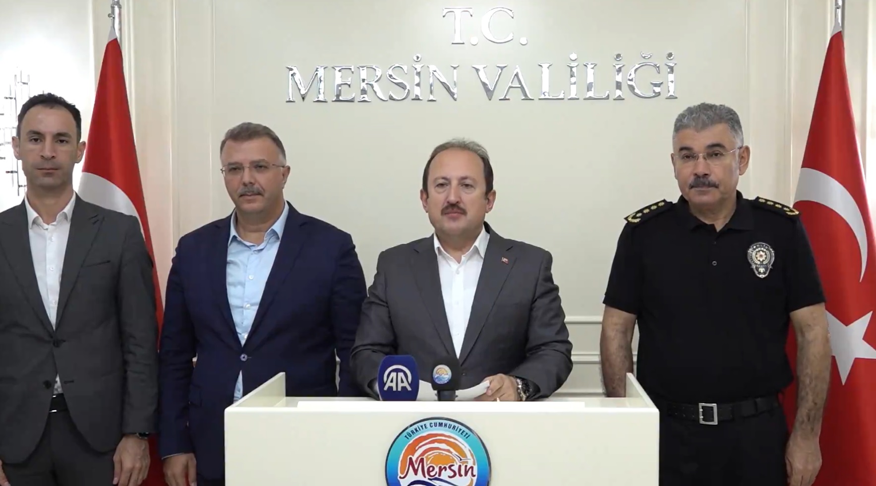 Mersin Valiliğinden Açıklama