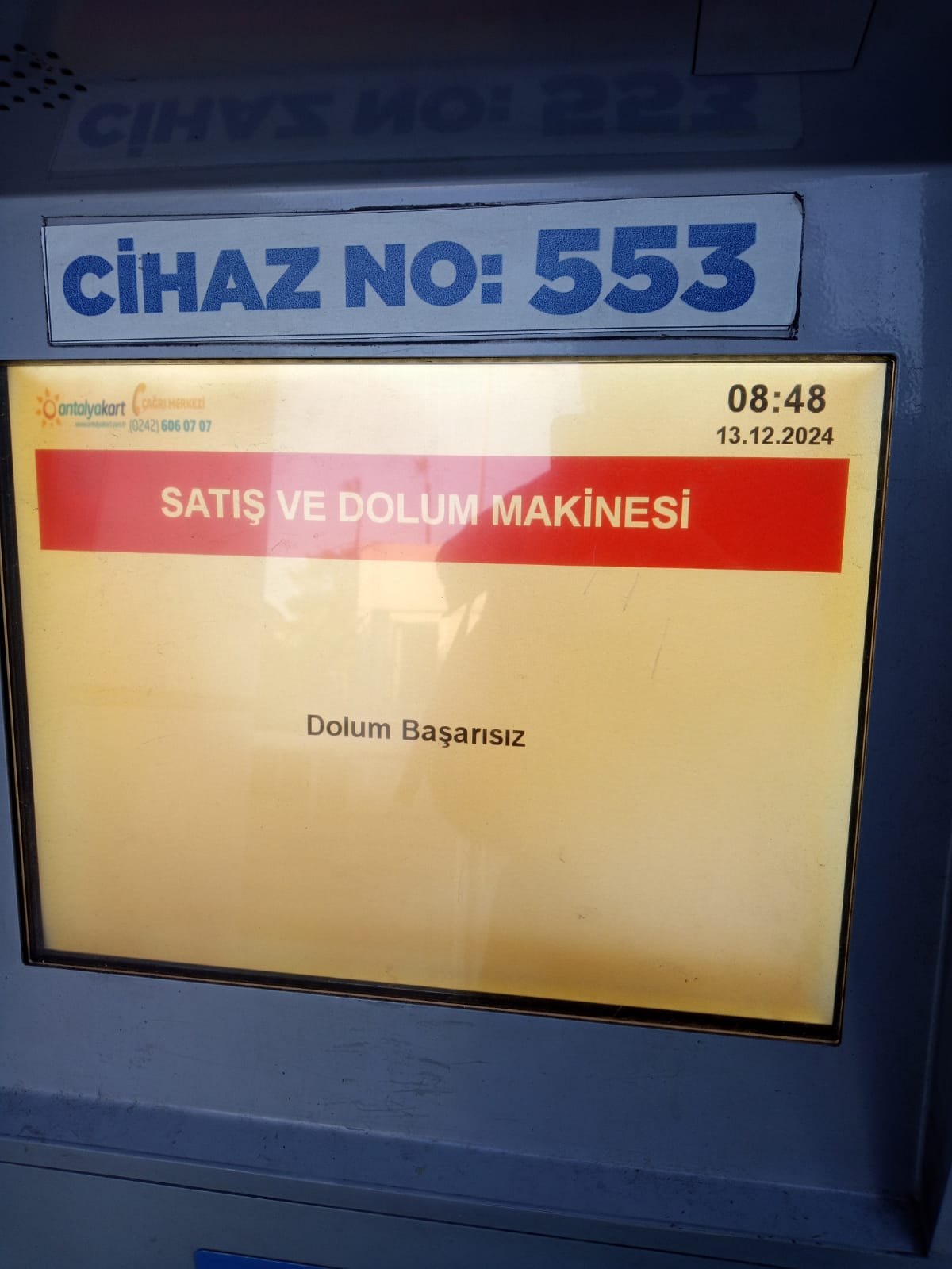 Dolum Cihazı Arızası (1)