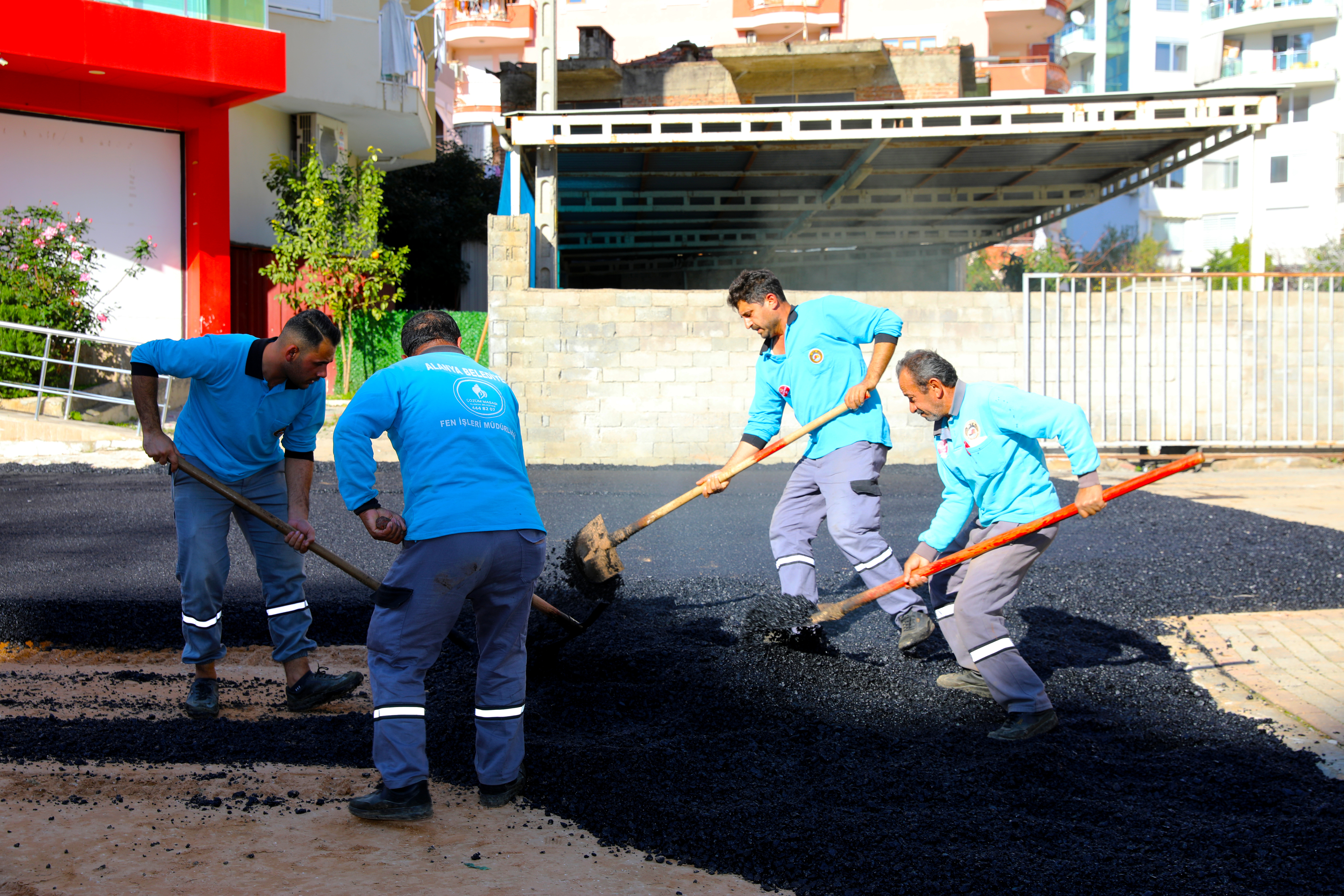 Alanya Belediyesi Asfalt Çalışması (1)