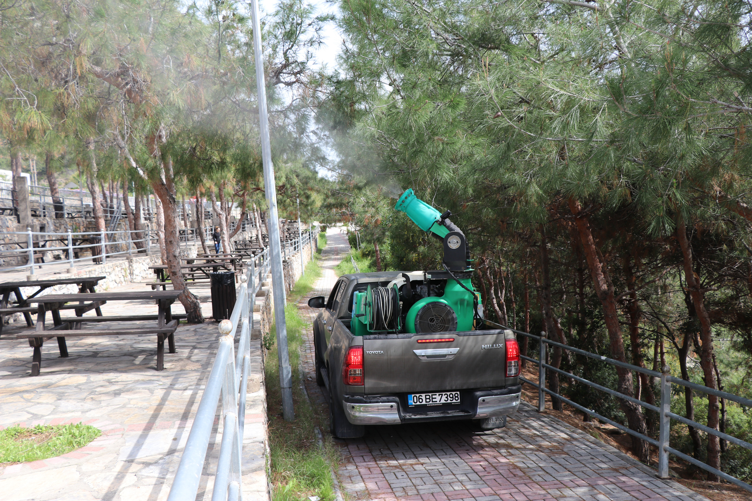 Alanya Belediyesi Ilaçlama Çalışması (4)