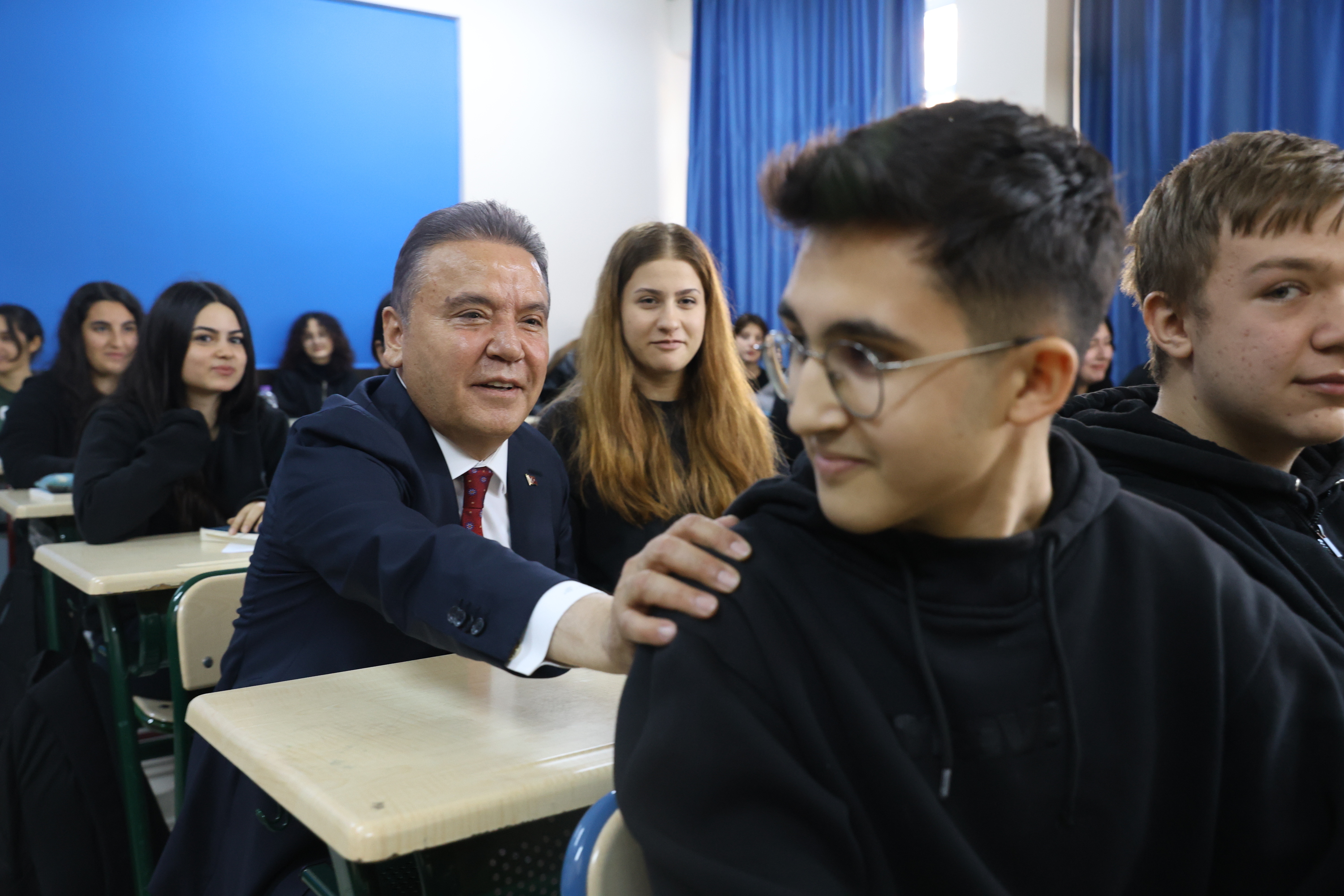 Başkan Böcek Ilk Ziyaret Mmb Anadolu Lisesi (18)