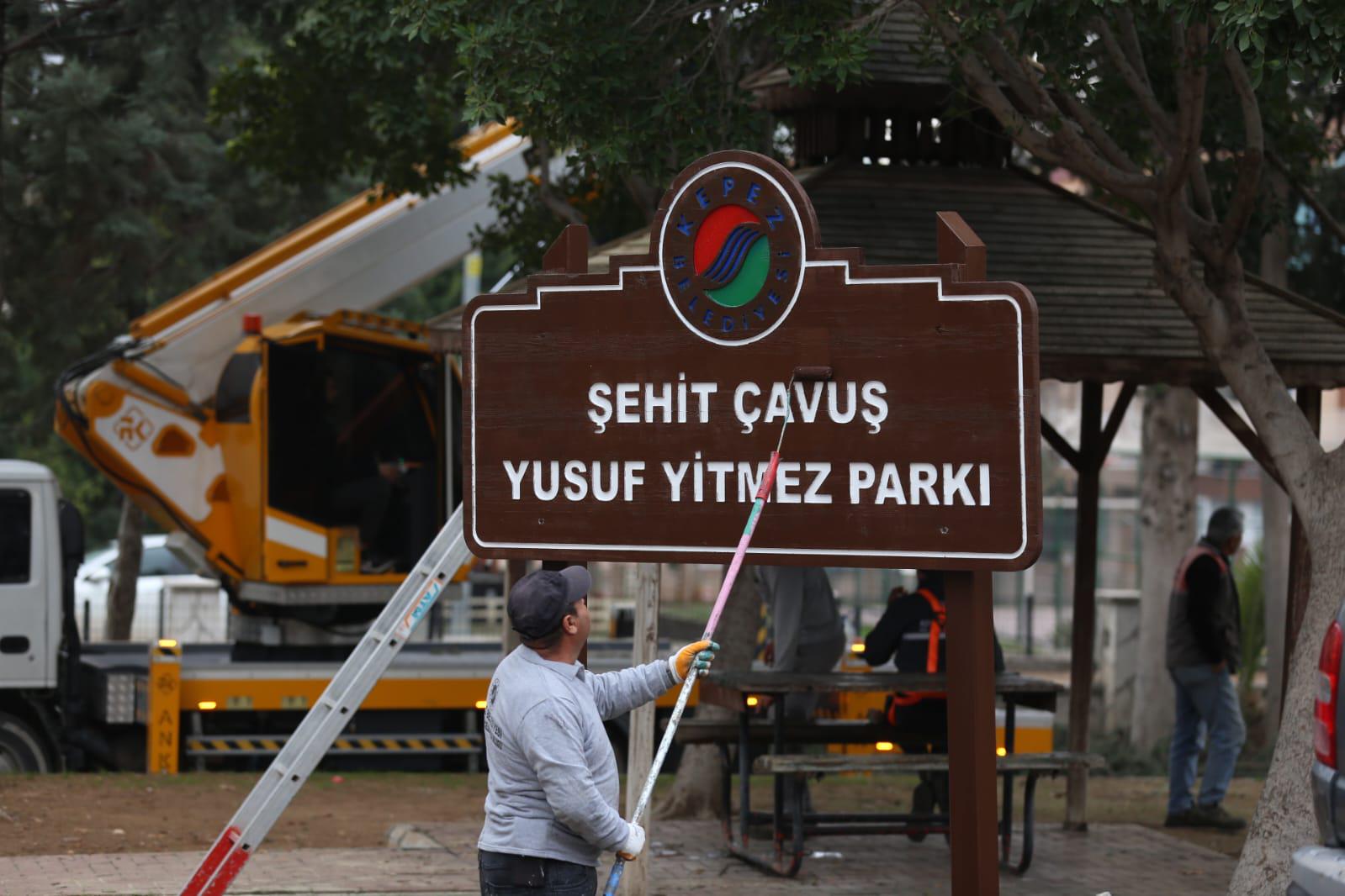 Kepezin Sehit Cavus Yusuf Yitmez Parki Yenilendi 2