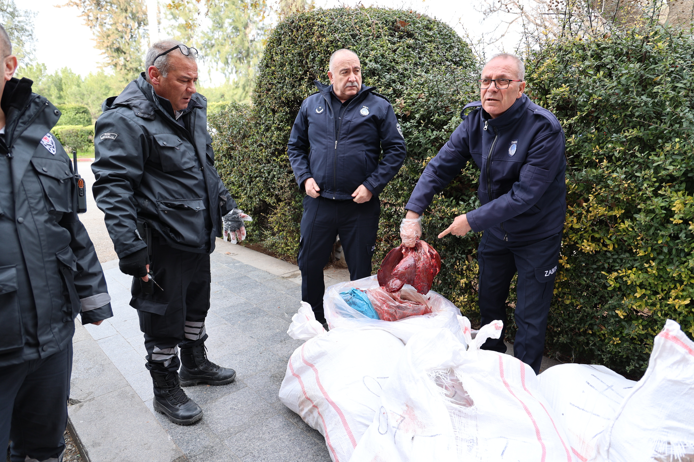 Büyükşehir Zabıta Ekipleri Otobüsle Gönderilen 1,5 Ton Sakatata El Koydu (9)