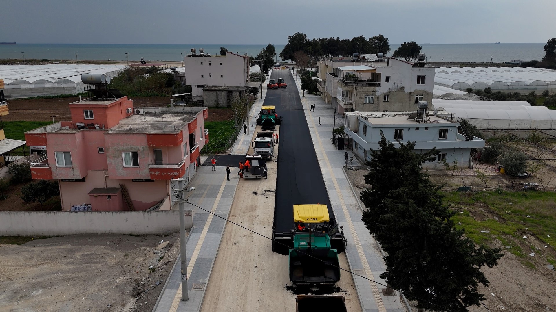 Kazanlı'da Yol Çalışmaları Başladı (2)