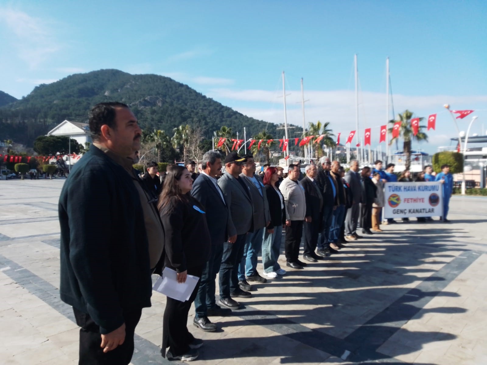 Türk Hava Kurumu Fethiye'de 100. Kuruluş Yıl Dönümünü Kutladı (2)