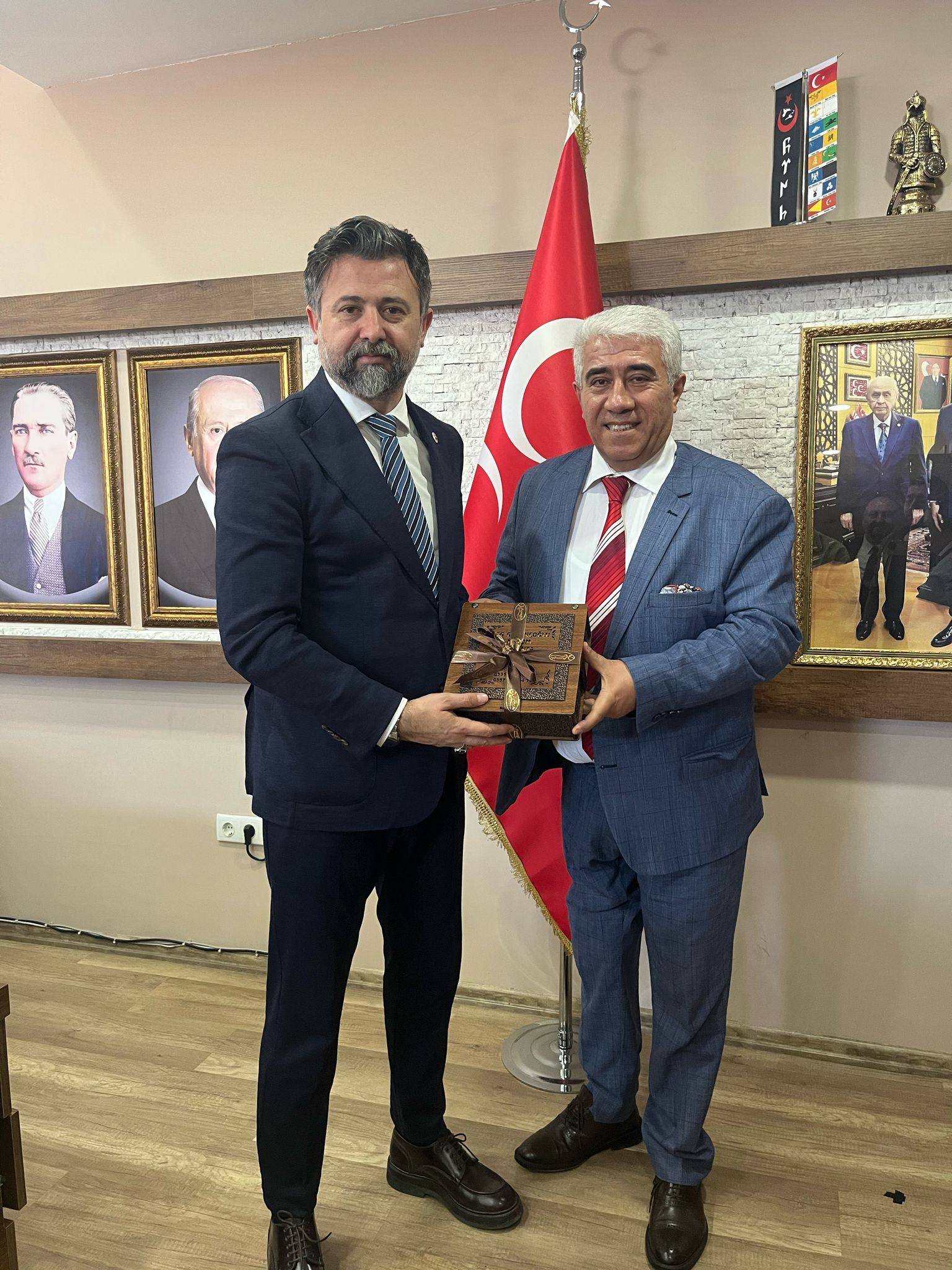 Antalya Çorum İş İnsanları Platformu, Mhp İl Başkanı Sadullah Güneş Ile Bir Araya Geldi (2)