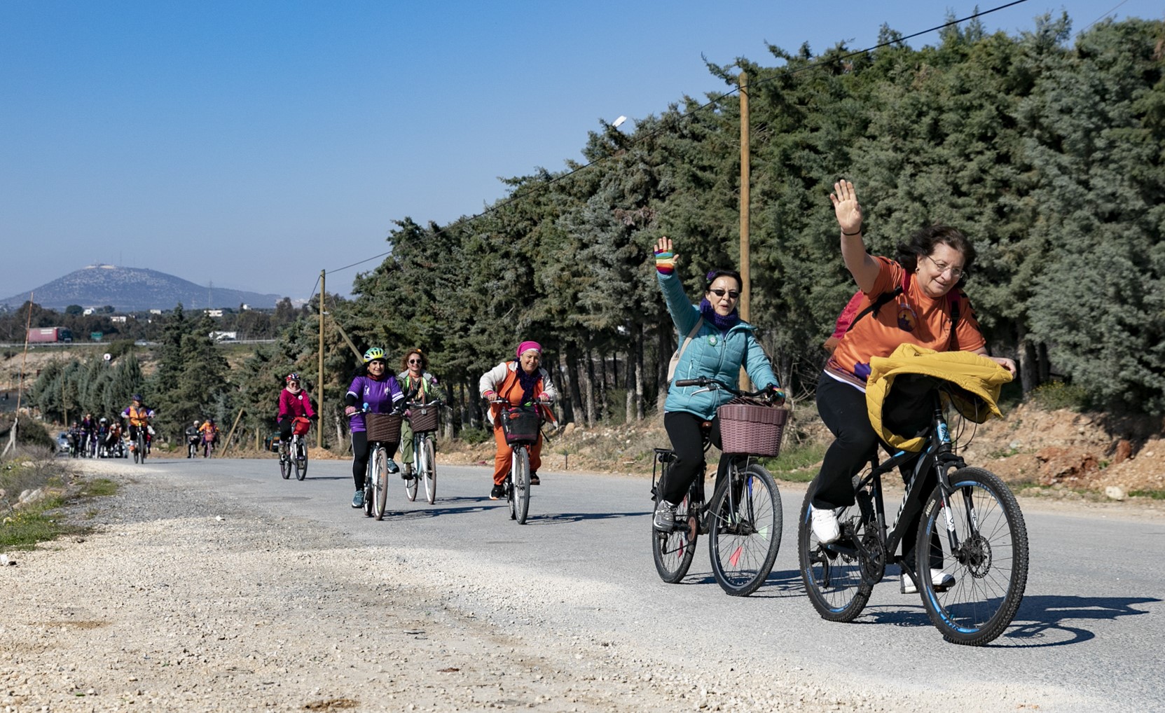 Mersin'de Bisikletli Kadınlar 'Pedalları Çeviriyoruz' Etkinliğinde Buluştu (2)