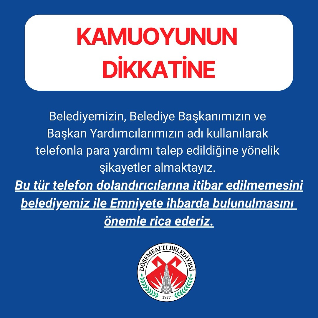 Dolandiricilar Chp’li̇ Beledi̇yelere Çökmeye Çalişiyor (2)