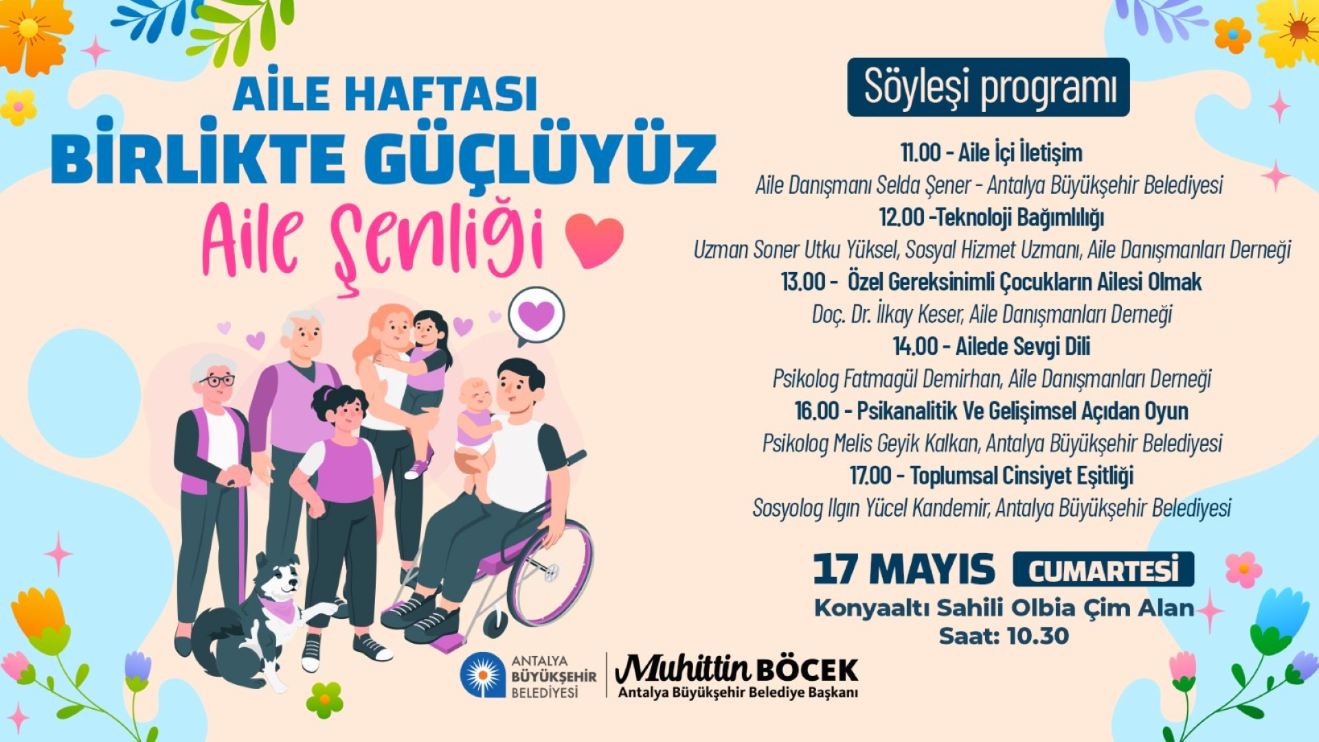 Antalya Büyükşehir Belediyesi’nden Aile Haftası’na Özel Program (1) (Large)