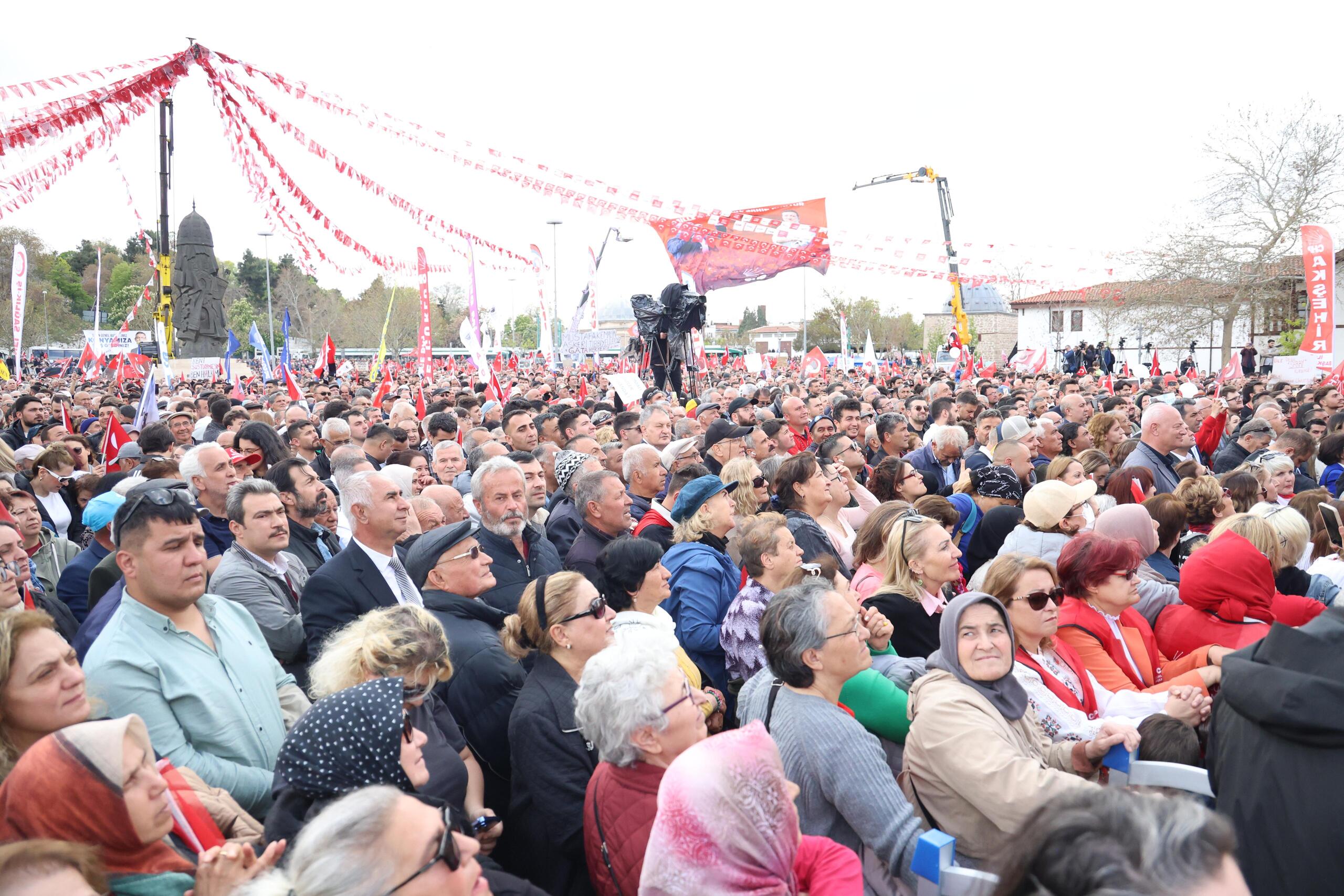 Chp’nin Konya Mitingine Katılan Başkan Kara “Biz Kazanacağız, Halkımız Kazanacak” (1)
