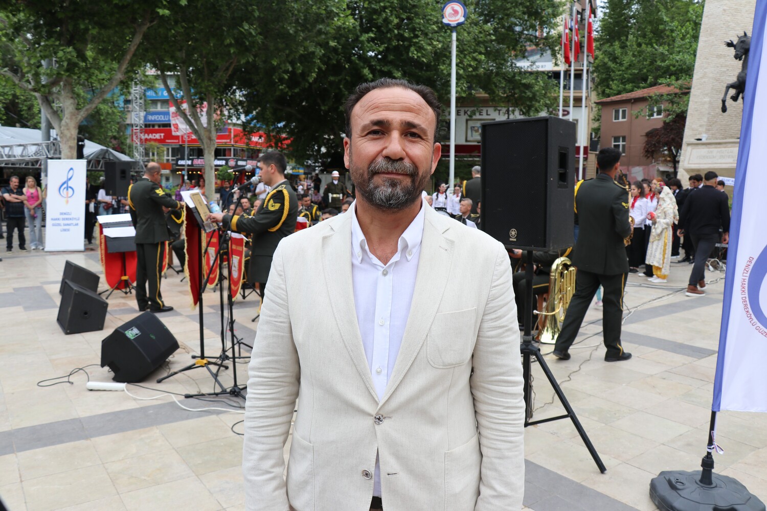 Ege Ordusu Bölge Bandosu, Öğrencilerle Birlikte Denizli'de Konser Verdi (1)