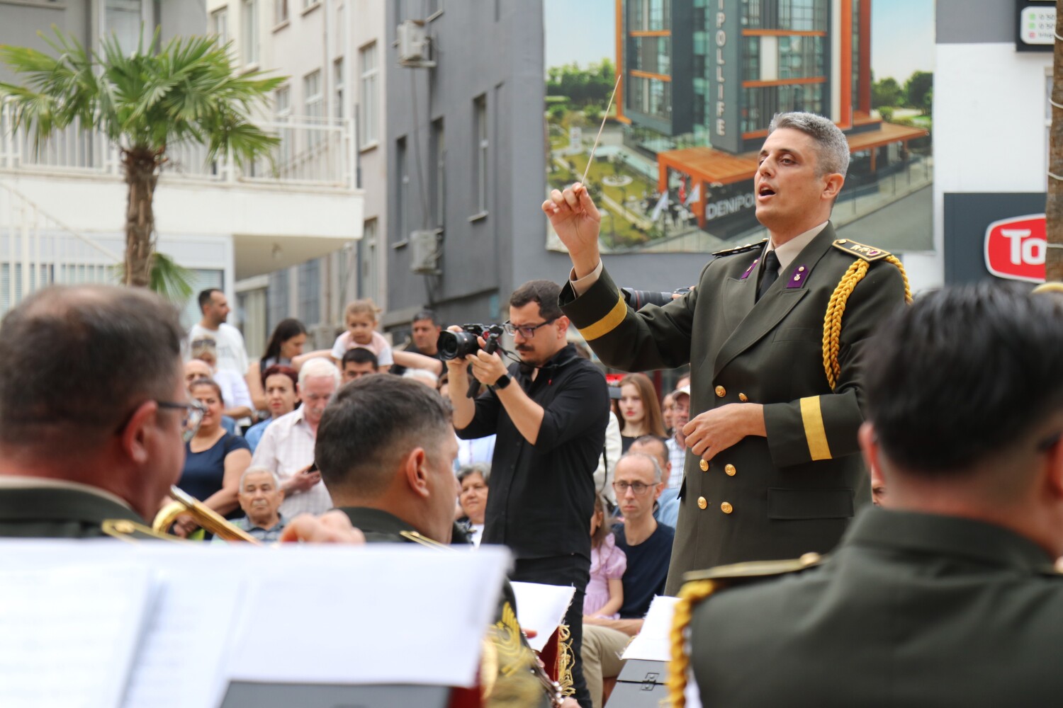 Ege Ordusu Bölge Bandosu, Öğrencilerle Birlikte Denizli'de Konser Verdi (3)