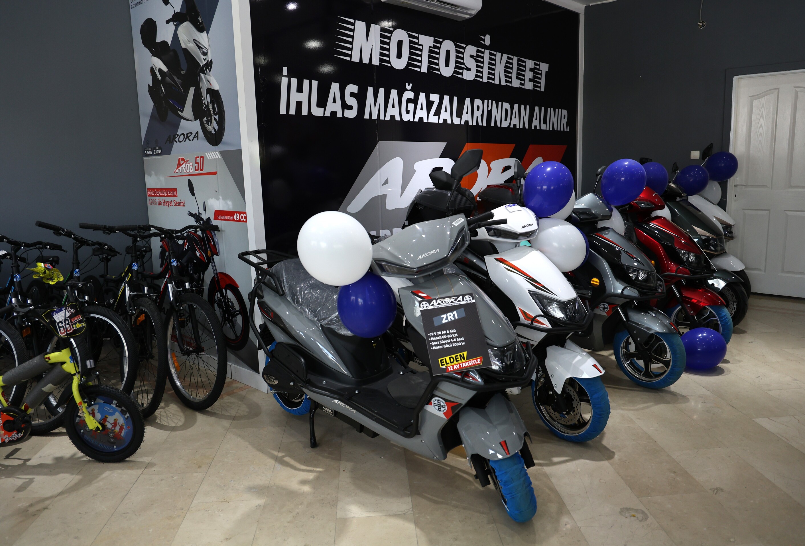 İhlas Mağazaları'nda Artık 'Arora Motosiklet' Satılacak (4)