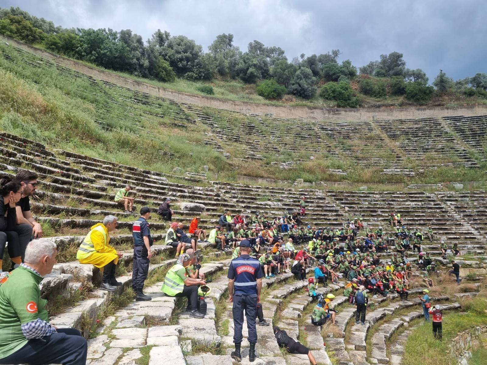 Jandarmadan Bisikletçilere Güvenlik Desteği (1)