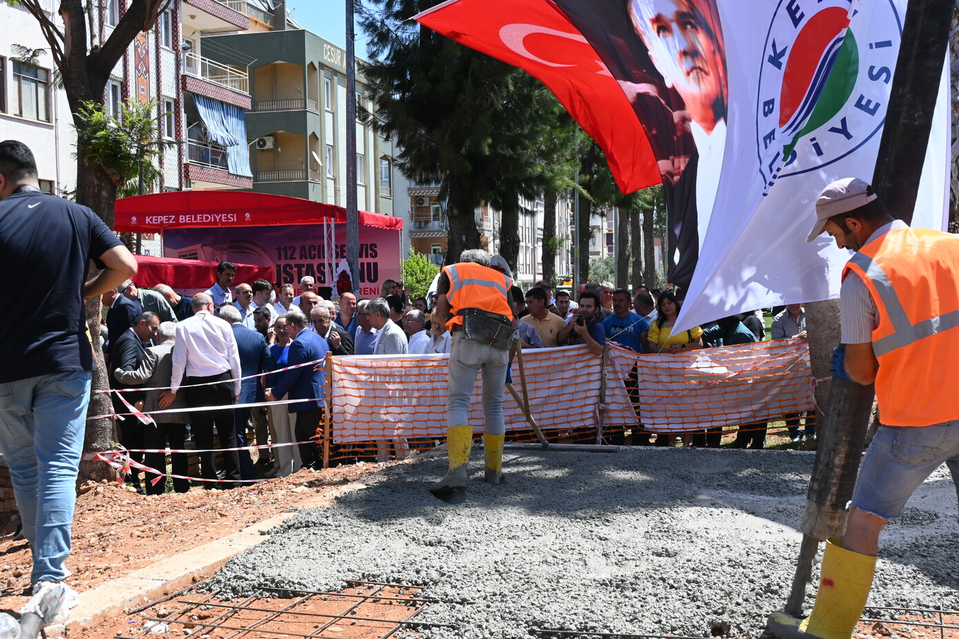 Kepez’de Hayat Kurtaracak Yatırım… 112 Acil Servis Istasyonu Temeli Atıldı (10)