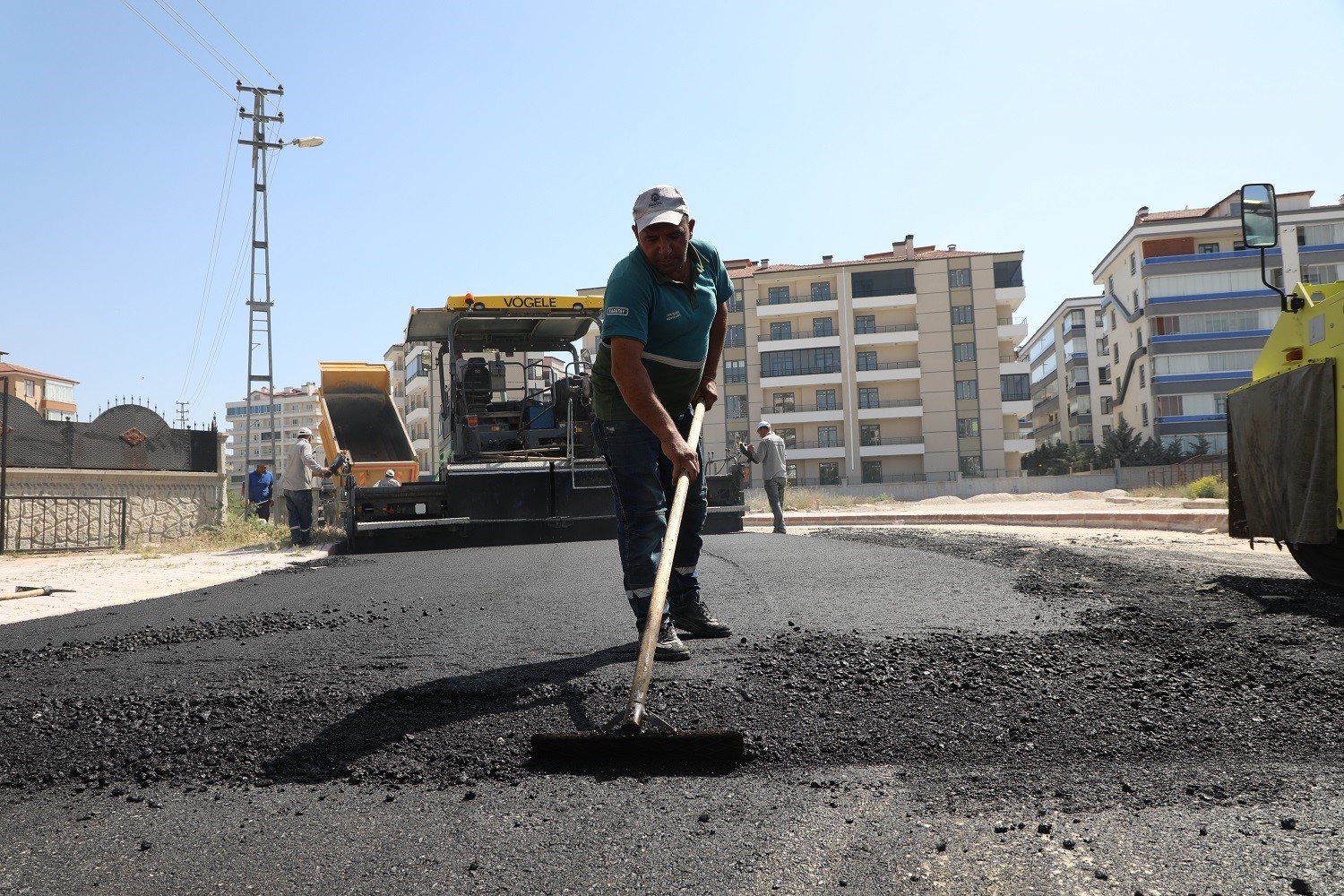Konya'da Erenler Ve Mengene Mahallelerine Sıcak Asfalt (1)