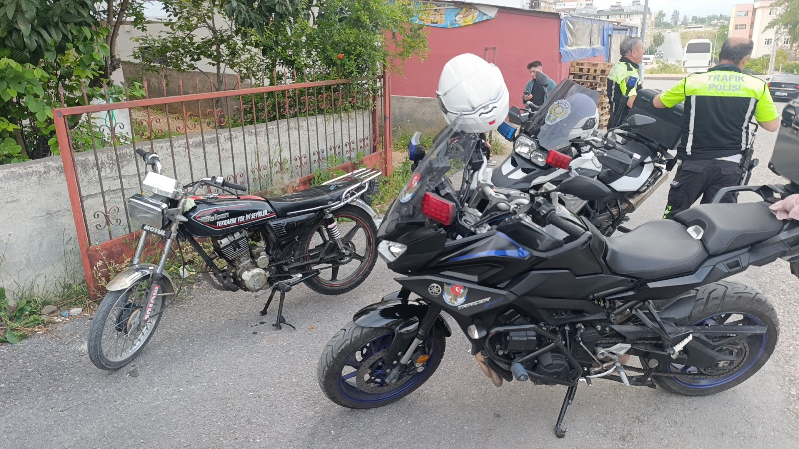 Polisi Görünce Kaçan Motosikletliye 19 Bin 677 Tl Para Cezası (4)