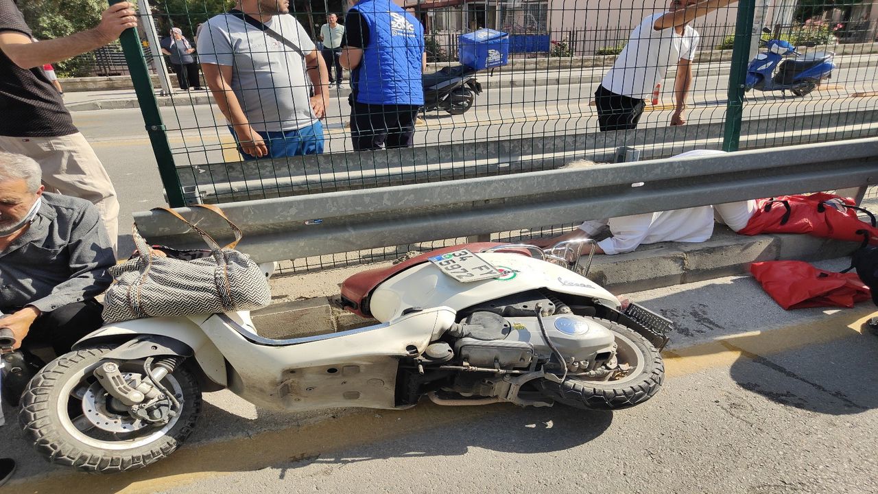 Yaya Gecidinde Motosiklete Carpti (3)