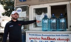 Antalya’da hazır su fiyatları ucuzladı Antalyalılar su almak için kuyruk oldu