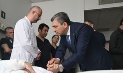 Vali Şahin teleferik kazazedelerini hastanede ziyaret etti