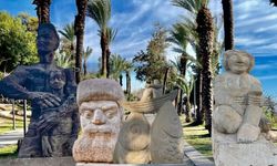 Antalya’nın açık hava müzesi Karaoğlan parkında geçmişten günümüze yolculuk