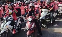 Motokuryeler Antalya’da eylem yaptı… Ata Emre Akman için adalet istedi