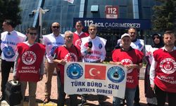 Antalya’da 112 acil çağrı merkezi çalışanları ayaklandı