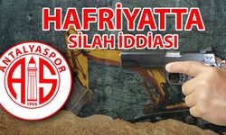 Antalya'daki hafriyat tartışmasında silah iddiası