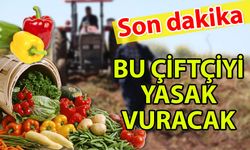 Tarıma üretim yasağı geliyor… Çiftçilerin eli kolu bağlandı