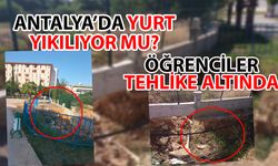 Antalya erkek KYK yurdunda tehlike çanları çalıyor…. KYK yıkılıyor mu?