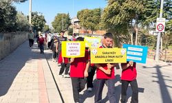 Denizli, Sarayköy'ün genç liselilerinden farkındalık yürüyüşü