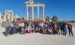 Antalya Büyükşehir Belediyesi çocuklara Aspendos-Side tanım gezisi düzenledi