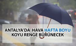 Antalya’da uzun süren yaz sıcaklıklarına veda etti… Beklenen yağışlar kuraklığa iyi gelecek