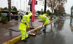 Mersin'de şiddetli yağışa karşı MESKİ ekipleri teyakkuzda