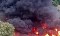 Tutuşturulan kaçak atıklar az daha ormanı yakıyordu