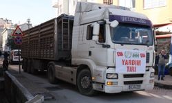 Burdur’dan Halep’e yardım tırı