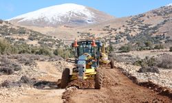 Müren yayla yolunda stabilize çalışmaları başladı