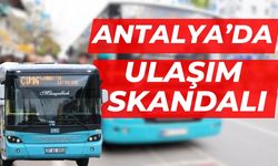 Antalya’da ulaşım skandalı… Telefon başında şoförlük