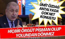 Zafer Partili lideri Ümit Özdağ Antalya’da çok sert konuştu