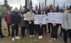 Meslek lisesinin 63. yaşında 63 adet zeytin ağacı sonsuzluğa kök saldı