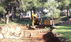 Kepez’den Tek Sarnıç Kent Parkı’nda dere ıslah çalışması