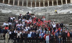 Atatürk'ün Aspendos Antik Tiyatrosu'na gelişinin 95'inci yıl dönümü kutlandı